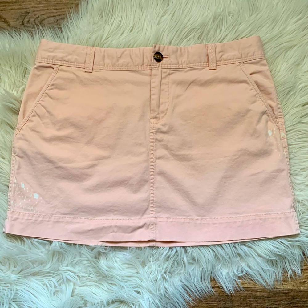 Twill Mini Skirt